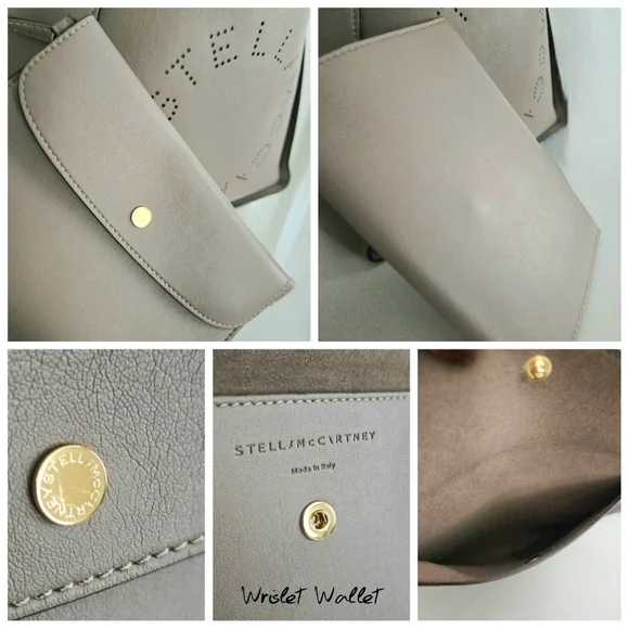 Authentic STELLA MCCARTNEY Logo‎ Set Tote Wristlet Dustbag Shoulder Crossbody - Picture 13 of 16